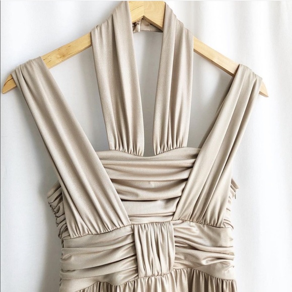 BCBG generation gold satin dress - Picture 2 of 8